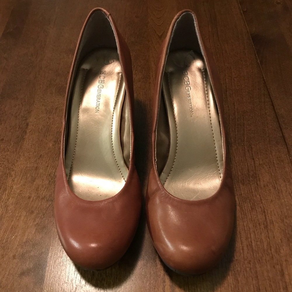 BCBG Brown Wedges